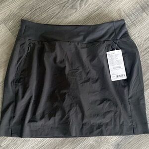 Athleta Soho Skort Charcoal Gray size 12 NWT